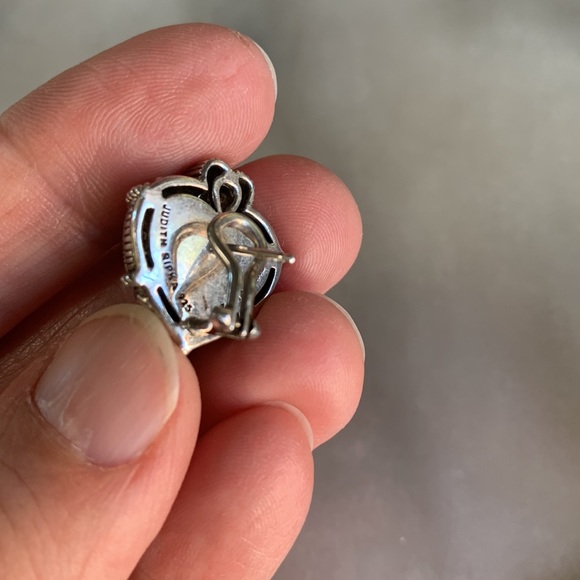 Judith ripka SS and Onyx earrings - Picture 4 of 9